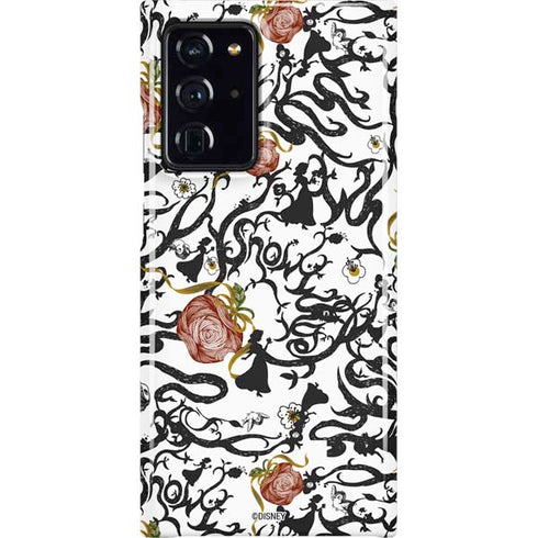 Disney Snow White Roses and Character Silhouette Galaxy Note20 Ultra 5G Lite Case