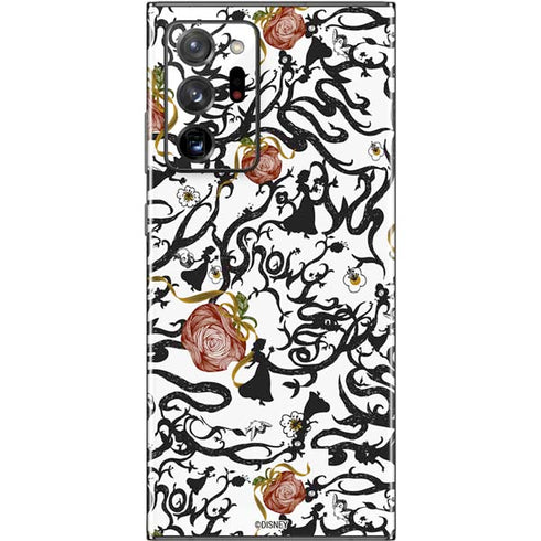 Disney Snow White Roses and Character Silhouette Galaxy Note20 Ultra 5G Skin
