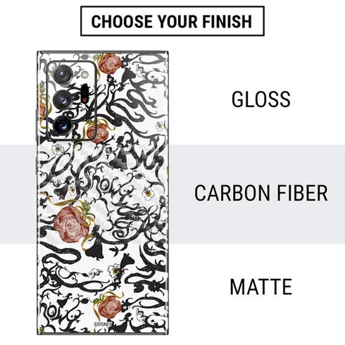 Disney Snow White Roses and Character Silhouette Galaxy Note20 Ultra 5G Skin