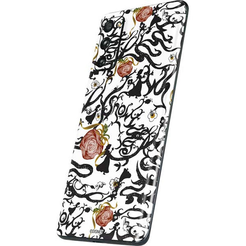 Disney Snow White Roses and Character Silhouette Galaxy S20 Fan Edition Skin