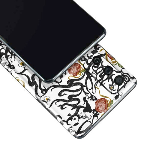 Disney Snow White Roses and Character Silhouette Galaxy S20 Fan Edition Skin