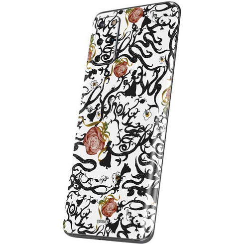 Disney Snow White Roses and Character Silhouette Galaxy S20 Plus Skin