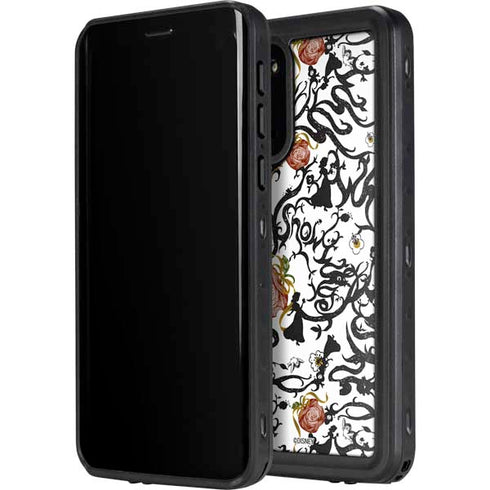 Disney Snow White Roses and Character Silhouette Galaxy S20 Plus Waterproof Case