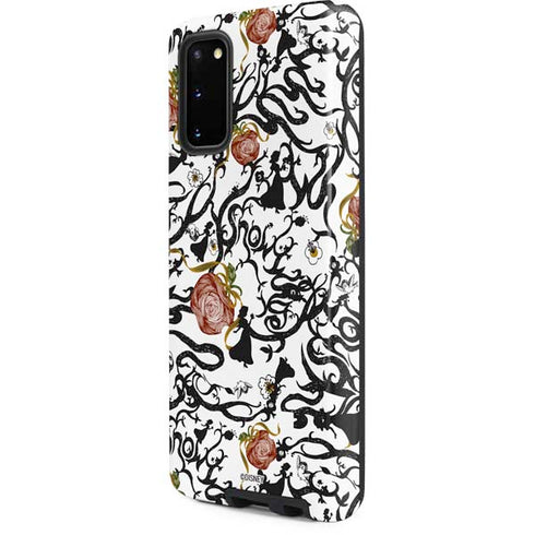 Disney Snow White Roses and Character Silhouette Galaxy S20 Pro Case