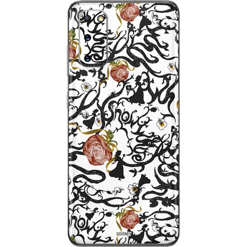 Disney Snow White Roses and Character Silhouette Galaxy S20 Skin