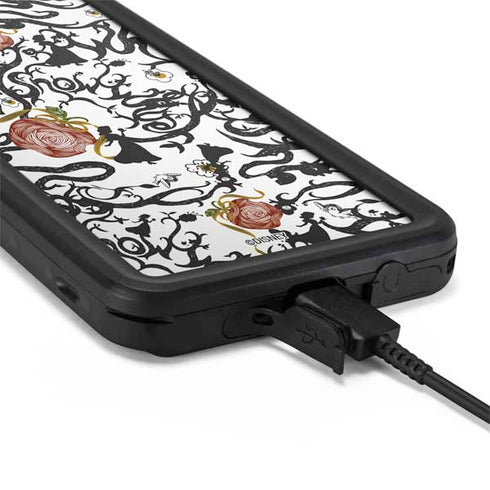 Disney Snow White Roses and Character Silhouette Galaxy S20 Waterproof Case
