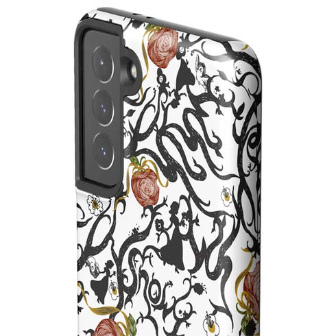 Disney Snow White Roses and Character Silhouette Galaxy S21 5G Pro Case