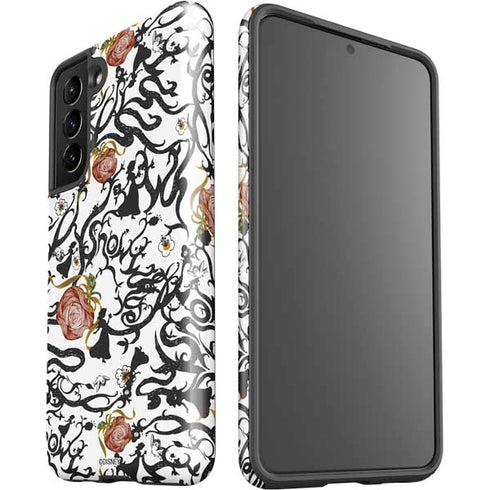Disney Snow White Roses and Character Silhouette Galaxy S21 5G Pro Case