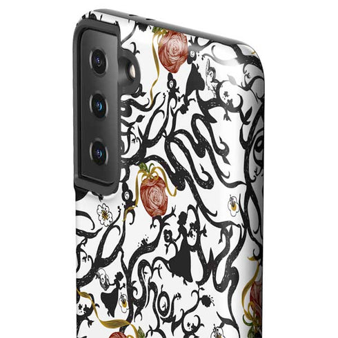 Disney Snow White Roses and Character Silhouette Galaxy S21 Plus 5G Pro Case