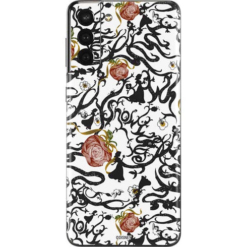 Disney Snow White Roses and Character Silhouette Galaxy S21 Plus 5G Skin
