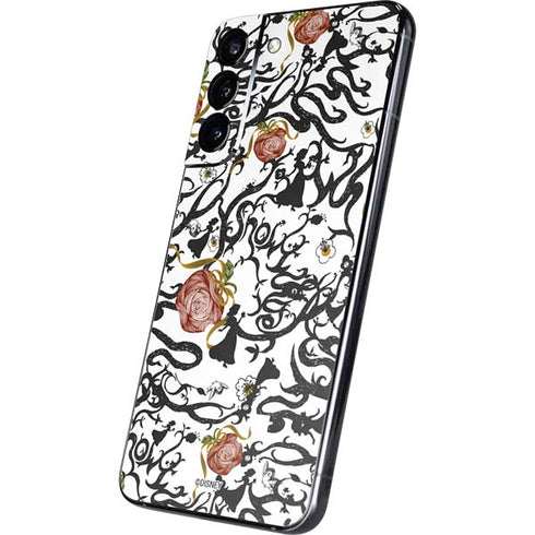 Disney Snow White Roses and Character Silhouette Galaxy S22 Plus Skin