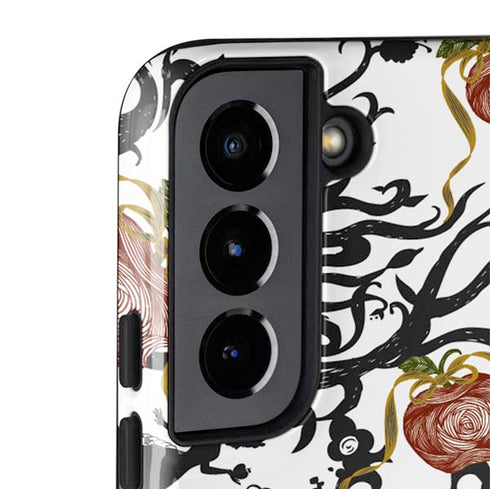 Disney Snow White Roses and Character Silhouette Galaxy S22 Pro Case