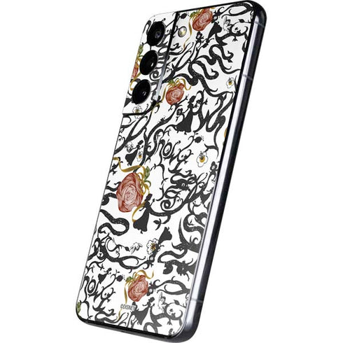 Disney Snow White Roses and Character Silhouette Galaxy S22 Skin