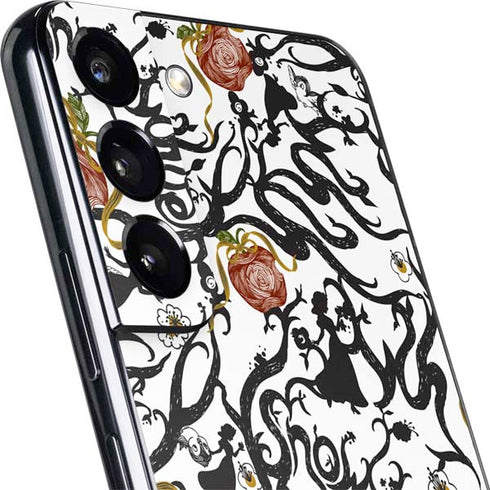 Disney Snow White Roses and Character Silhouette Galaxy S22 Skin