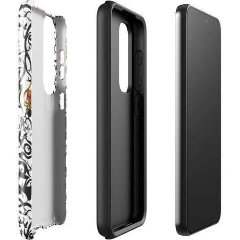 Disney Snow White Roses and Character Silhouette Galaxy S23 Plus Pro Case