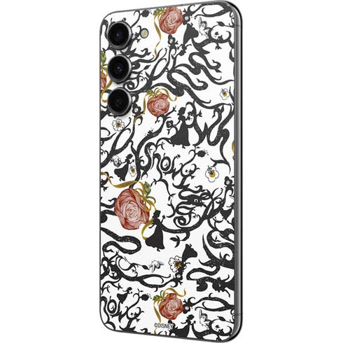 Disney Snow White Roses and Character Silhouette Galaxy S23 Plus Skin