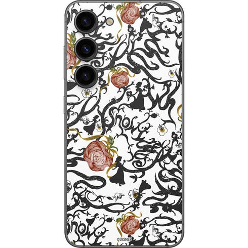 Disney Snow White Roses and Character Silhouette Galaxy S23 Skin