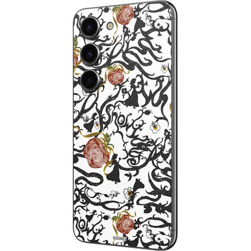 Disney Snow White Roses and Character Silhouette Galaxy S23 Skin