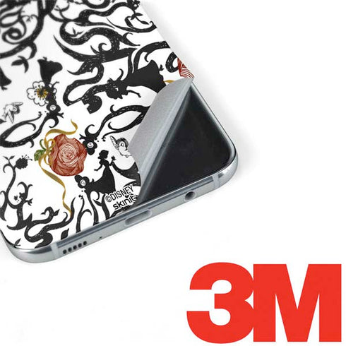 Disney Snow White Roses and Character Silhouette Galaxy S8 Skin