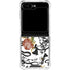 Disney Snow White Roses and Character Silhouette Galaxy Z Flip5 5G Clear Case