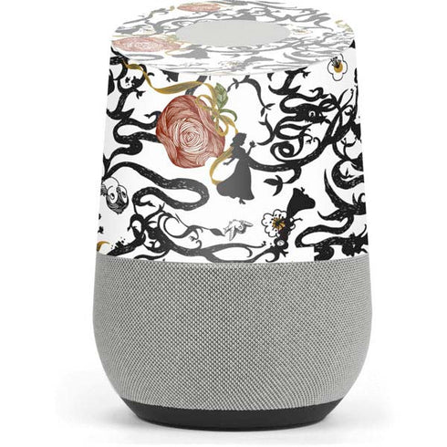 Disney Snow White Roses and Character Silhouette Google Home Skin