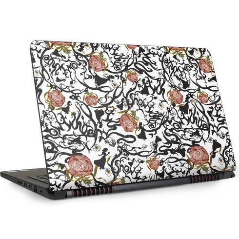 Disney Snow White Roses and Character Silhouette Dell Inspiron Skin