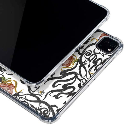 Disney Snow White Roses and Character Silhouette iPad Pro 12.9in (2020) Clear Case