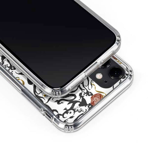 Disney Snow White Roses and Character Silhouette iPhone 11 Clear Case