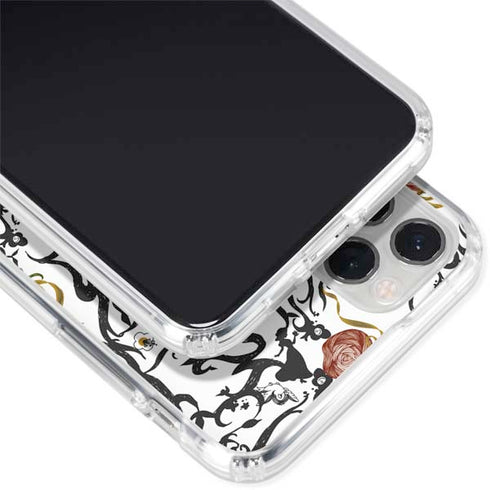 Disney Snow White Roses and Character Silhouette iPhone 11 Pro Clear Case