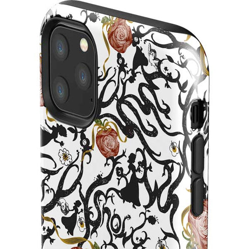 Disney Snow White Roses and Character Silhouette iPhone 11 Pro Max Impact Case
