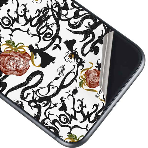Disney Snow White Roses and Character Silhouette iPhone 11 Skin