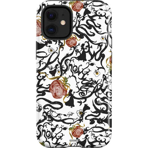 Disney Snow White Roses and Character Silhouette iPhone 12 Mini Impact Case