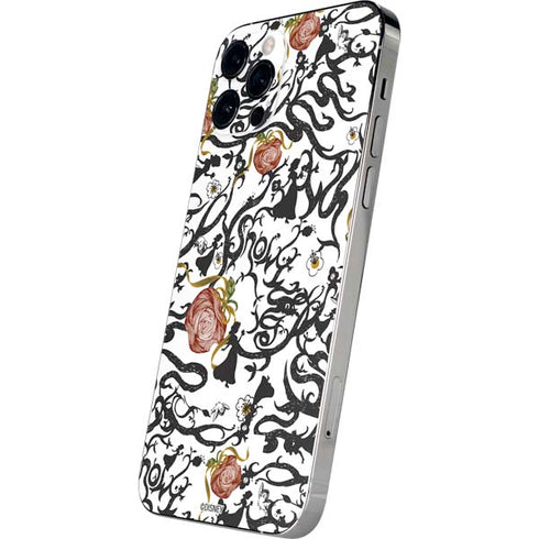 Disney Snow White Roses and Character Silhouette iPhone 12 Pro Max Skin