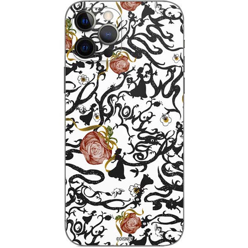 Disney Snow White Roses and Character Silhouette iPhone 12 Pro Skin