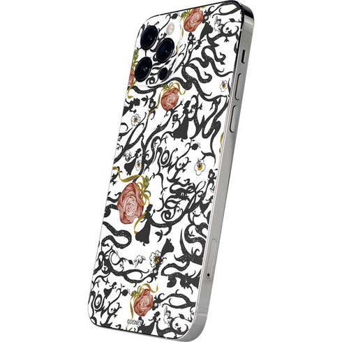 Disney Snow White Roses and Character Silhouette iPhone 12 Pro Skin