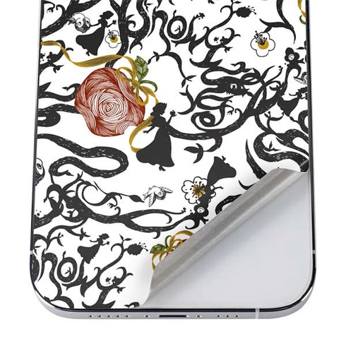 Disney Snow White Roses and Character Silhouette iPhone 12 Pro Skin