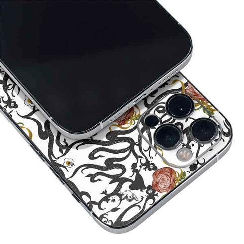 Disney Snow White Roses and Character Silhouette iPhone 12 Pro Skin