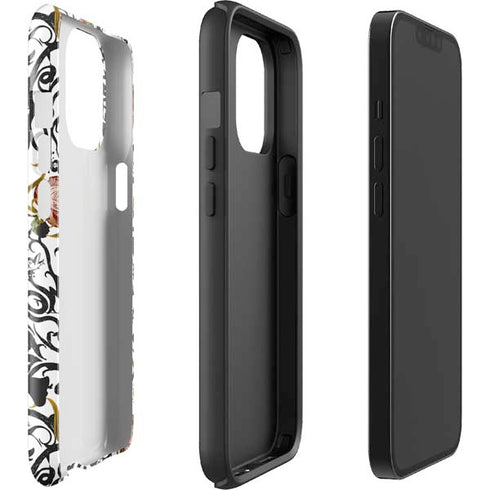Disney Snow White Roses and Character Silhouette iPhone 13 Pro Max Impact Case