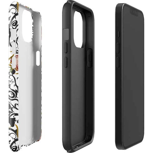 Disney Snow White Roses and Character Silhouette iPhone 14 Plus Impact Case