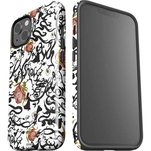 Disney Snow White Roses and Character Silhouette iPhone 14 Plus Impact Case