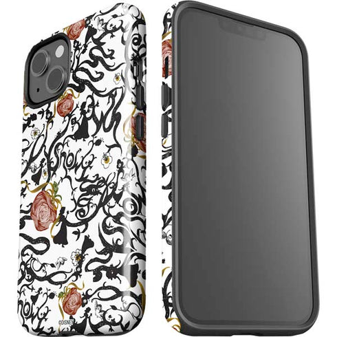 Disney Snow White Roses and Character Silhouette iPhone 14 Impact Case