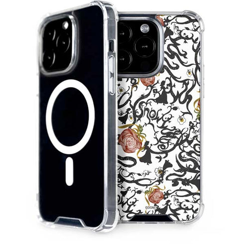 Disney Snow White Roses and Character Silhouette iPhone 15 Pro MagSafe Case