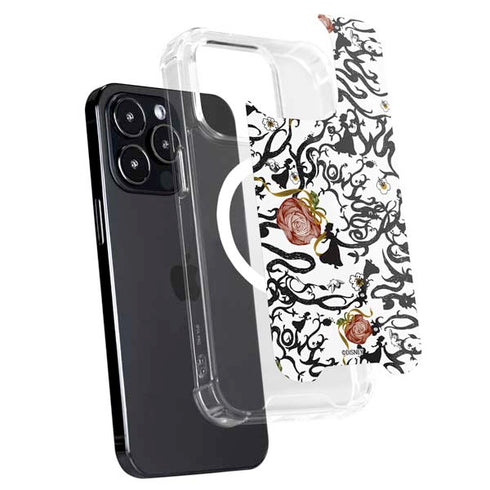 Disney Snow White Roses and Character Silhouette iPhone 15 Pro Max MagSafe Case