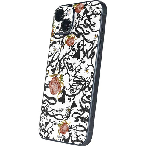 Disney Snow White Roses and Character Silhouette iPhone 14 Skin
