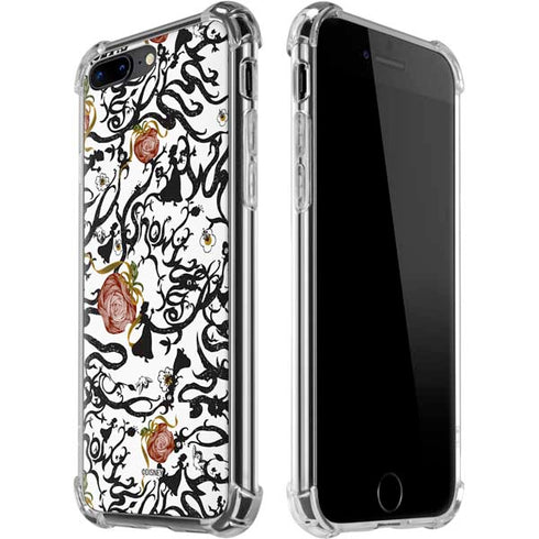 Disney Snow White Roses and Character Silhouette iPhone 7/8 Plus Clear Case