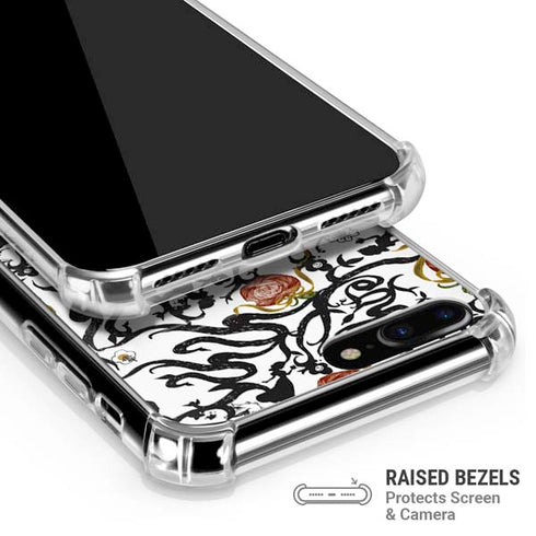 Disney Snow White Roses and Character Silhouette iPhone 7/8 Plus Clear Case