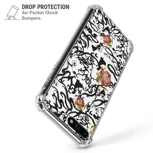 Disney Snow White Roses and Character Silhouette iPhone 7/8 Plus Clear Case