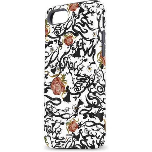 Disney Snow White Roses and Character Silhouette iPhone 7 Pro Case