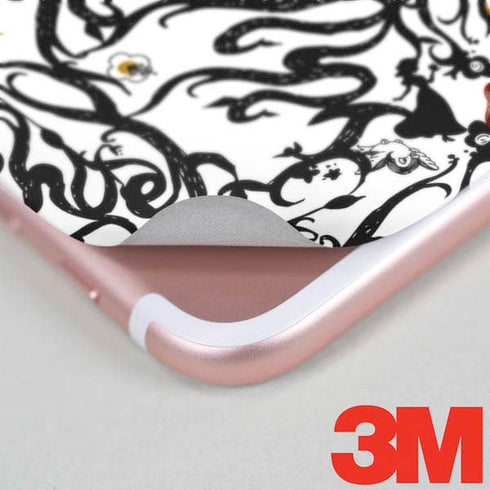 Disney Snow White Roses and Character Silhouette iPhone 7 Skin