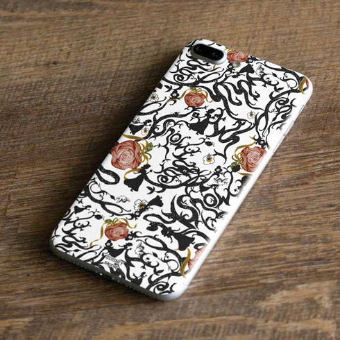 Disney Snow White Roses and Character Silhouette iPhone 8 Plus Skin
